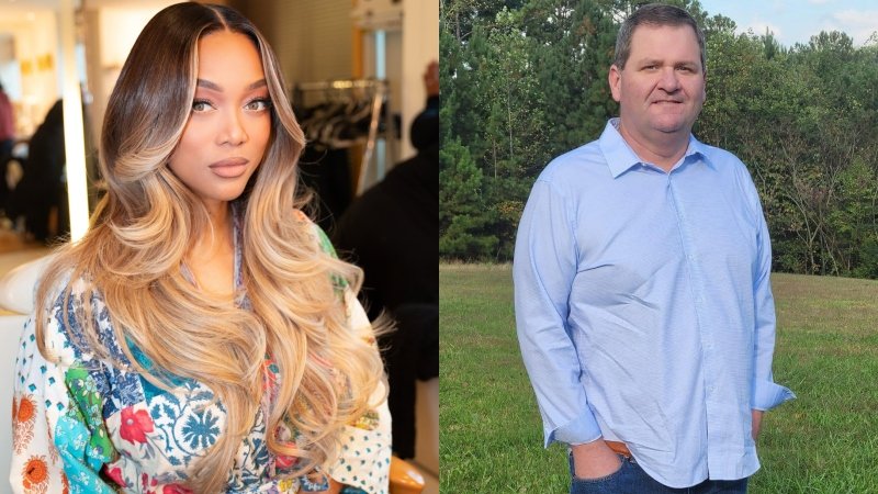 Tyra Banks and Greg Hayes